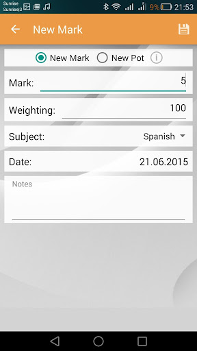 School Grades Manager - For St Screen 3
