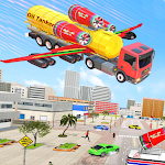 Cover Image of Download Fly Oil Transport Truck Games 1.9 APK