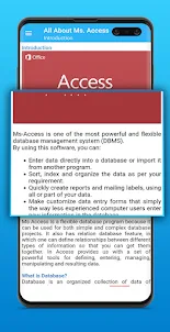 MS Access tutorial - complete
