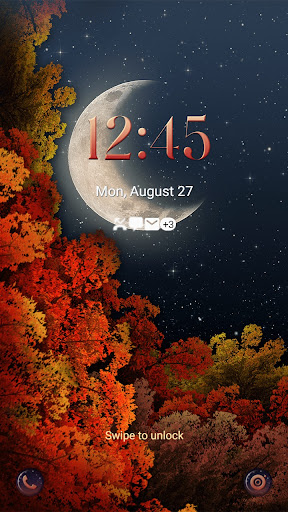Autumn Breeze Moon - Wallpaper Screen 2