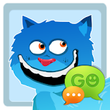 GO SMS Pro Blue Cat Theme icon