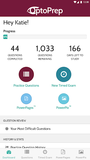 Android application OptoPrep - Study for NBEO® PI screenshort