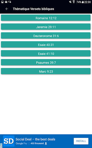 Bible en français Louis Segond Screen 3