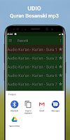 screenshot of Quran Bosanski Audio mp3 app