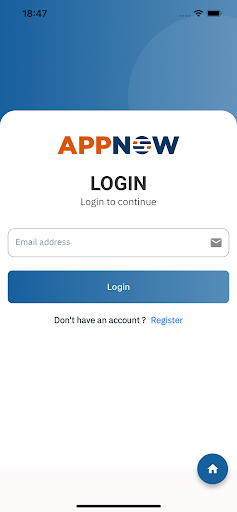 Android application Appnow ERP screenshort