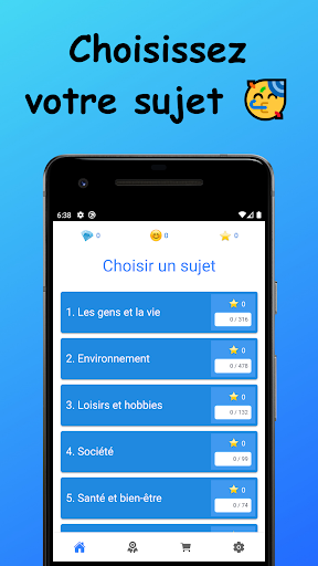 Android application Apprendre le finnois screenshort