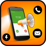Caller Name Announcer + Flash Alerts + Flashlight icon