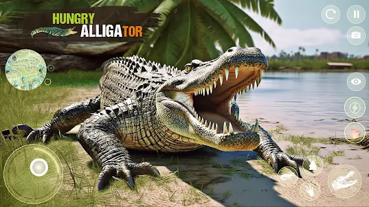 Animal Hunting Crocodile Game