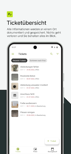 Capmo Baumanagement App Screen 2