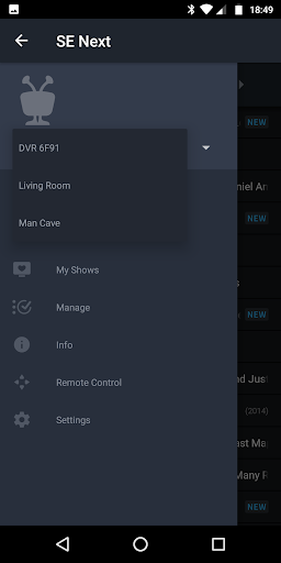 SE Next Powered by Tivo Screen 2