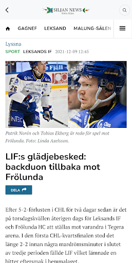 Siljan News Screen 3