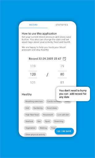 Android application Blood pressure | Hypertension screenshort