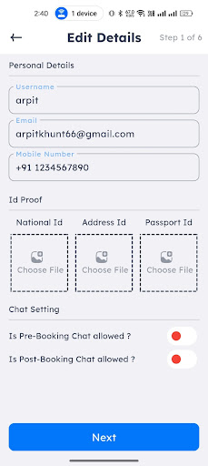 App screenshot