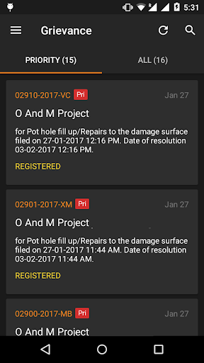 AP Municipal Employee App Screen 3