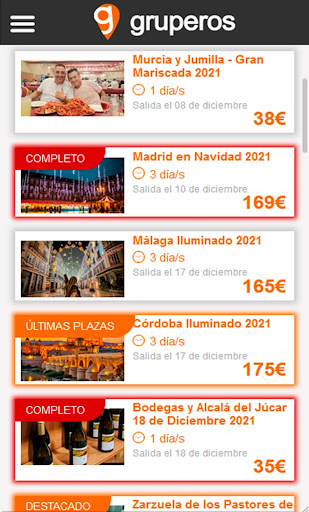 Gruperos Screen 2