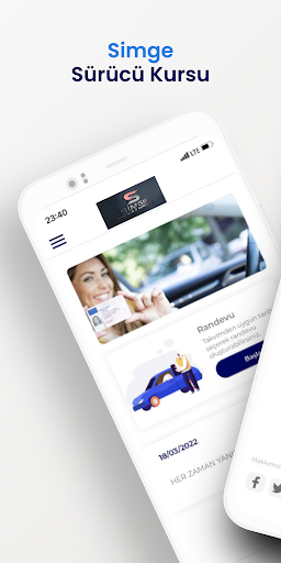 Android application Simge Sürücü Kursu screenshort