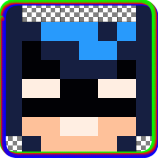 pixel draw heroes logo