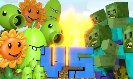 Plants vs Zombies Minigame Mod for Minecraft PE