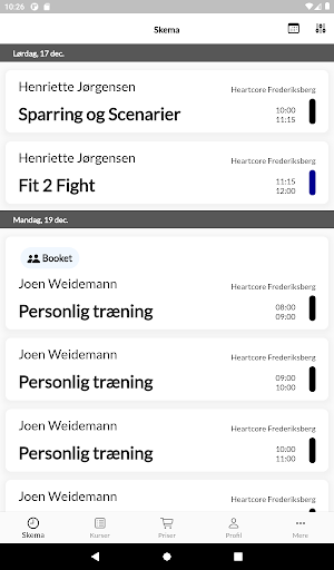 Android application Heartcore Krav Maga screenshort