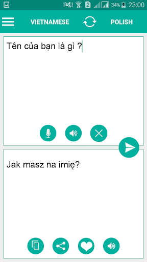 Polish Vietnamese Translator Screen 2
