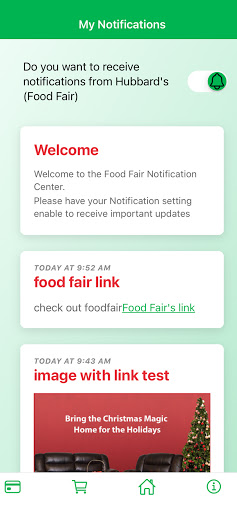 Android application Food Fair screenshort