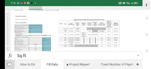 Cattle Project Report Screen 2