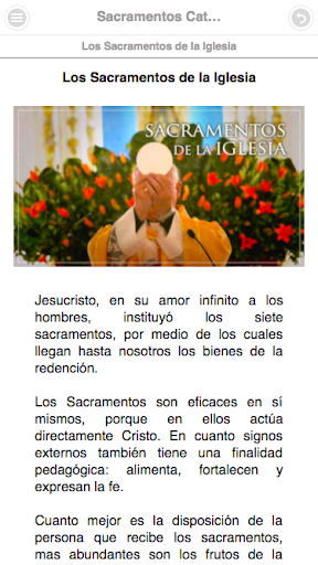 Sacramentos Católicos Screen 3
