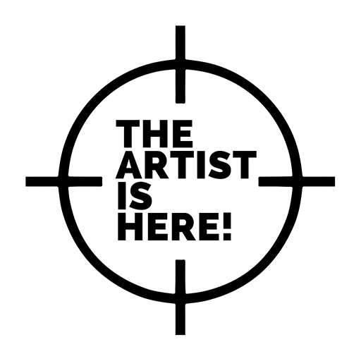 THE ARTIST IS HERE logo