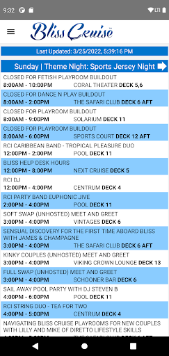 Bliss Cruise Official Screen 2