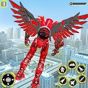 App herunterladen Flying Eagle Robot Car Game 3D Installieren Sie Neueste APK Downloader