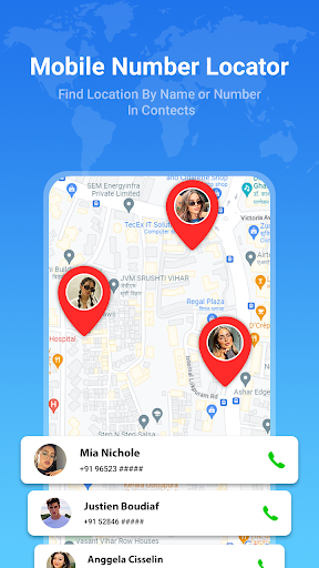 Screenshot of Mobile Number Location Tracker