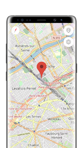 Paris Offline Map Screen 3