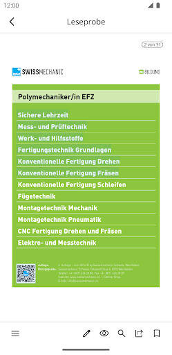 Swissmechanic Library Screen 2