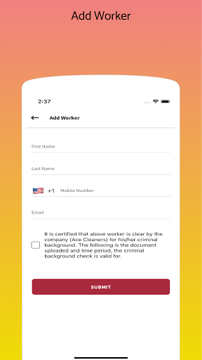 Android application Helpli Admin screenshort