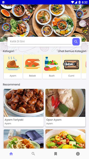 Android application Resep Masakan Sehari Hari screenshort