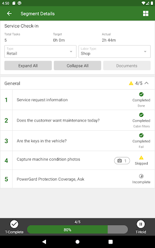 Screenshot of John Deere Expert App