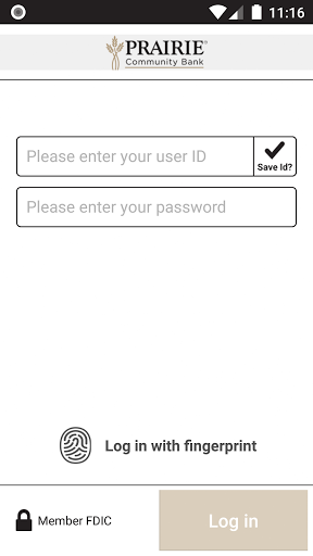 Prairie Community Bus Banking Screen 2