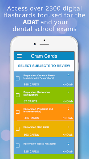 Android application ADAT Operative Cram Cards screenshort