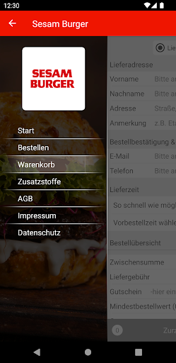 Sesam Burger Screen 3
