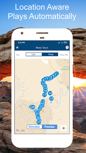 Screenshot of Canyonlands GPS Audio Guide