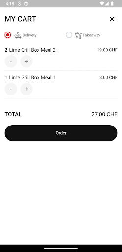 LIME Grill Screen 2