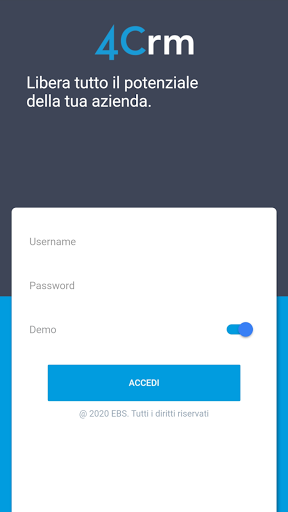 Android application 4Crm screenshort