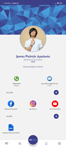 Android application DigiConnect screenshort