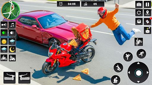 Pizza Delivery Bike Games 3D 23