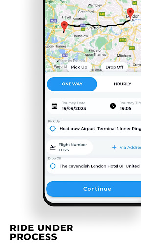 Logistifie Passenger App Screen 2