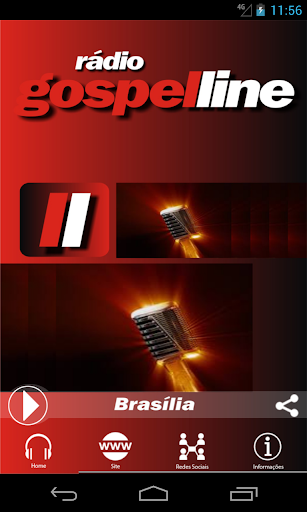Android application Rádio Gospel Line screenshort