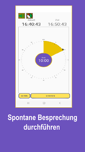 Android application Meeting Timer screenshort