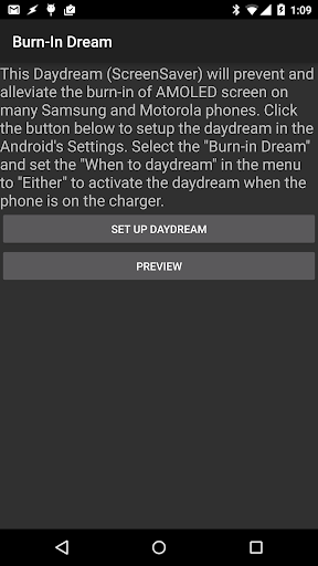 Android application Screen Burn-In Screen Saver screenshort