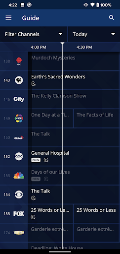Access NexTV Stream Screen 2