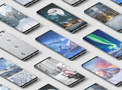Android application Winter Wallpapers 4K screenshort